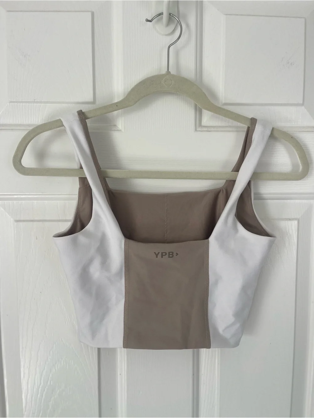 Abercrombie YPB Square Neck Two Tone Athletic Top - Picture 2 of 3